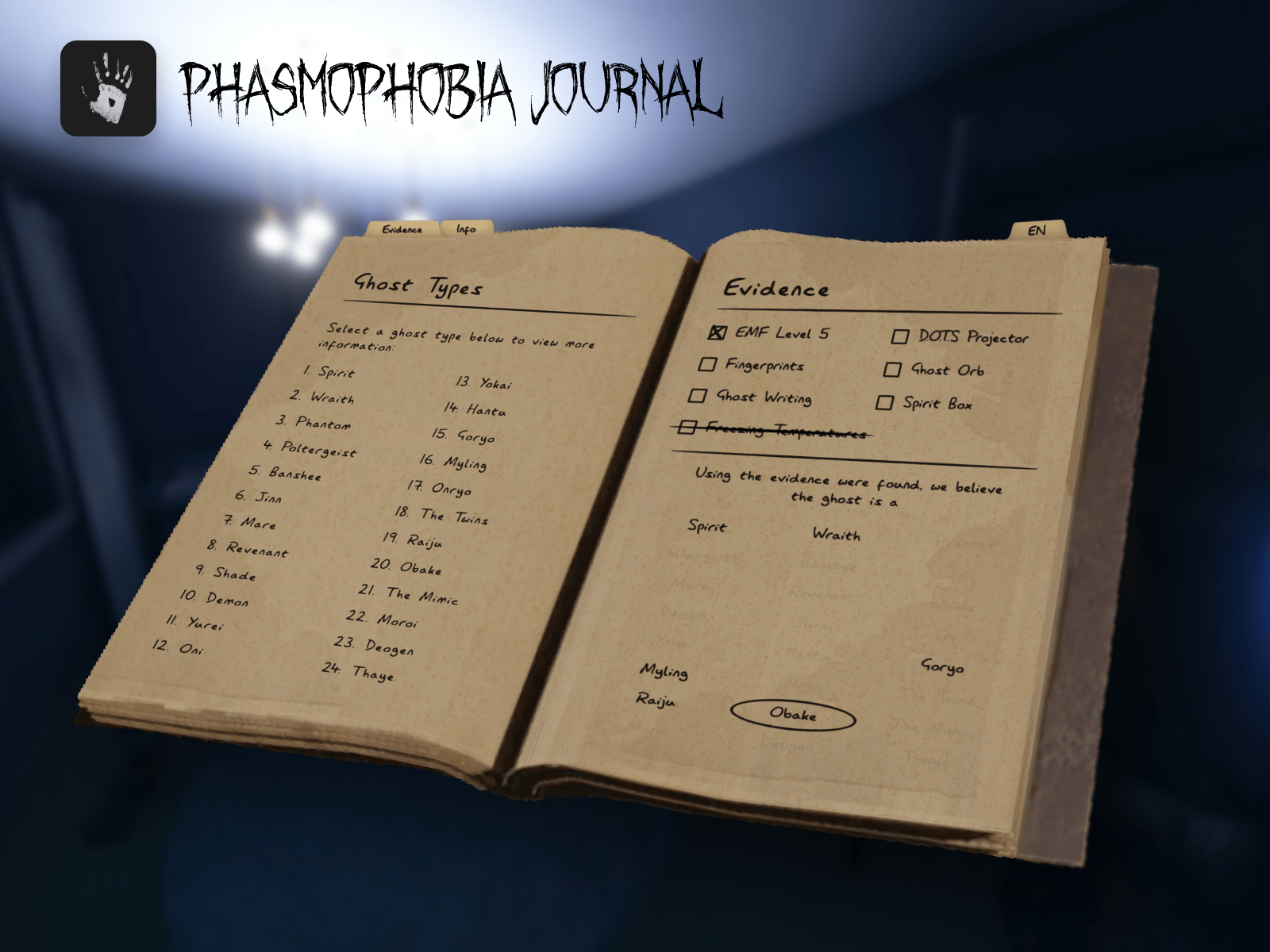 Phasmophobia Journal